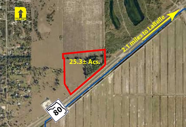 W SR 80, LaBelle, FL à vendre - Aérien - Image 2 de 7