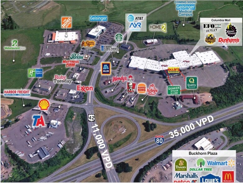 225 Columbia Mall Dr, Bloomsburg, PA à vendre - Photo du bâtiment - Image 3 de 3