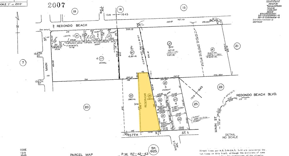 245-261 E 157th St, Gardena, CA for sale - Plat Map - Image 2 of 21