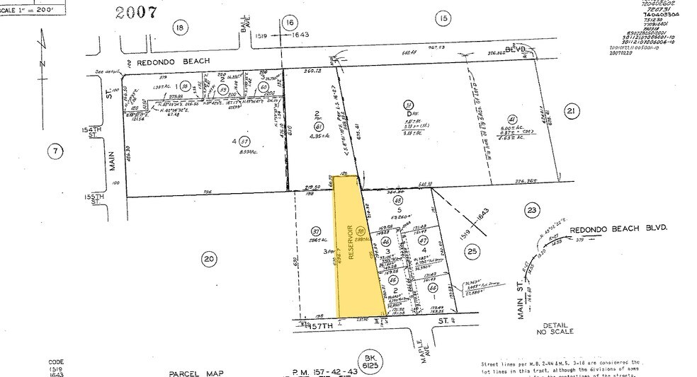 249 E 157th St, Gardena, CA à louer - Plan cadastral - Image 2 de 21