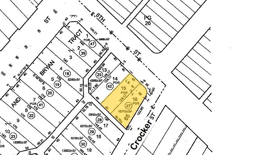 732 E 8th St, Los Angeles, CA à vendre - Plan cadastral - Image 3 de 4
