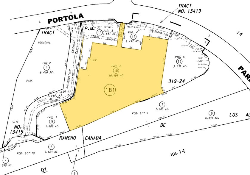27422 Portola Pky, Foothill Ranch, CA for lease - Plat Map - Image 2 of 7