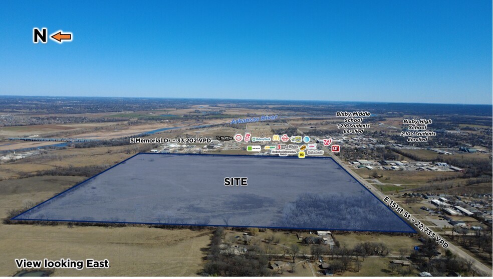 151st and S Memorial dr, Bixby, OK à vendre - Photo du bâtiment - Image 3 de 7