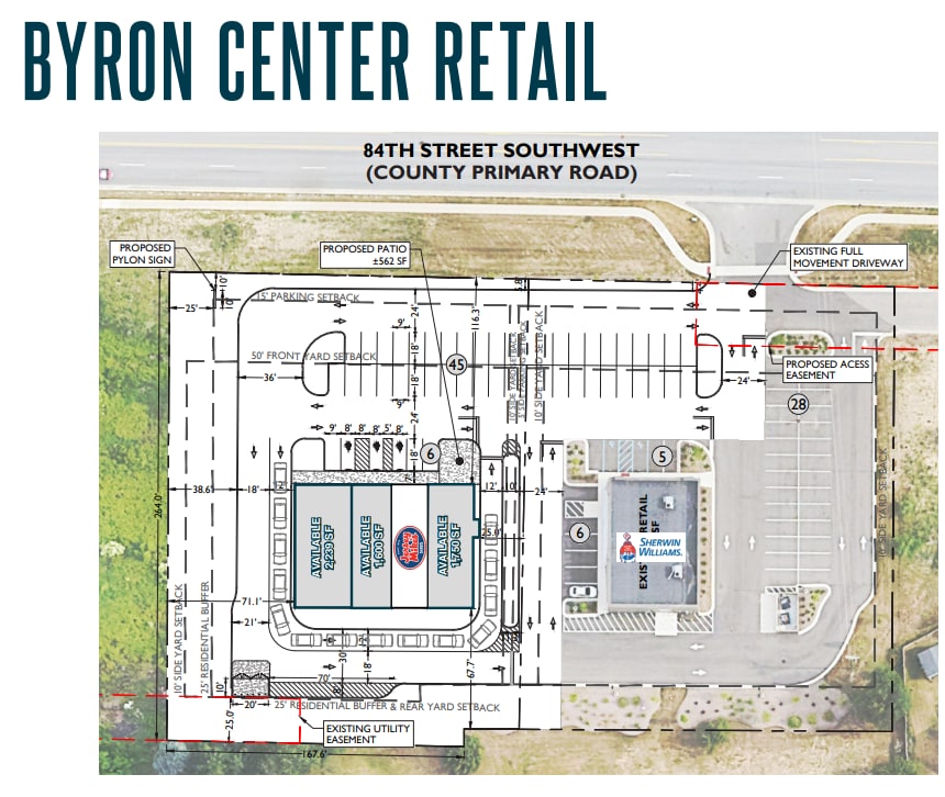 582 84th St SW, Byron Center, MI for lease Floor Plan- Image 1 of 1