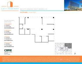 600 City Pky W, Orange, CA for lease Floor Plan- Image 1 of 1