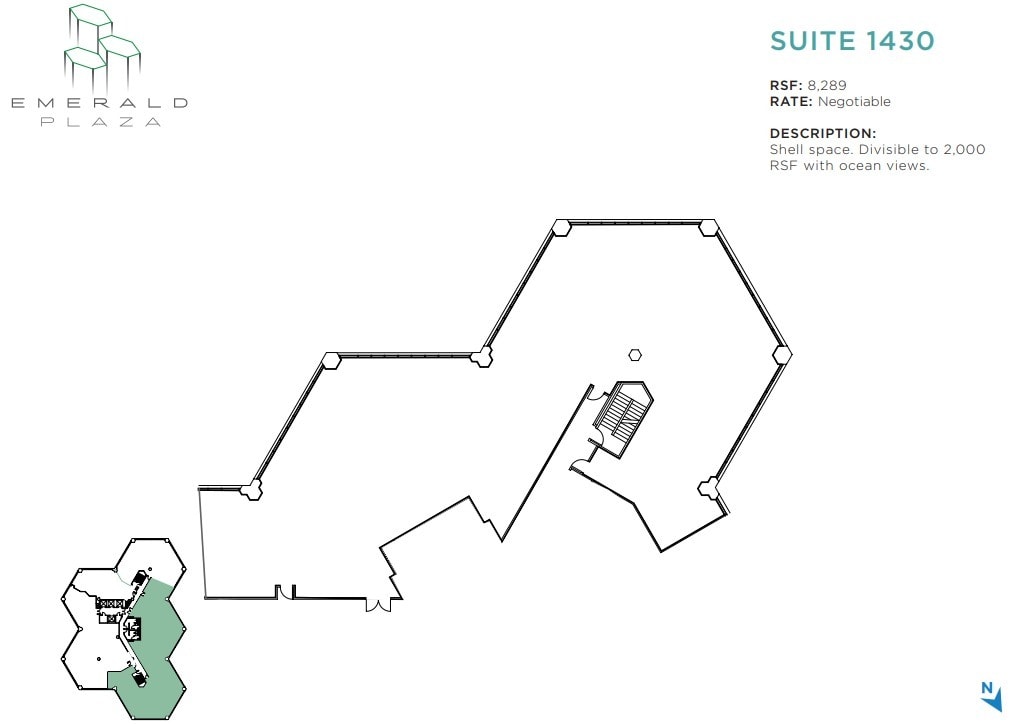 402 W Broadway, San Diego, CA for lease Floor Plan- Image 1 of 1