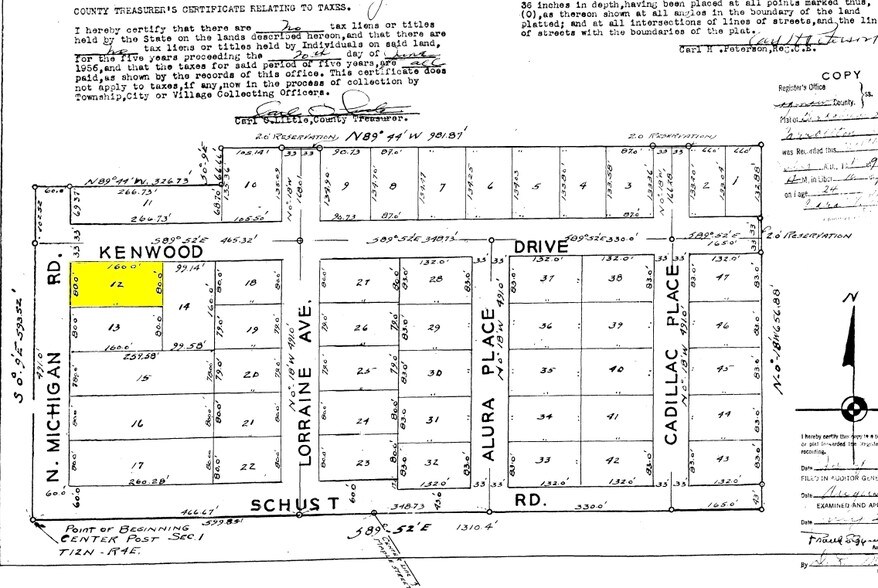 4500 N Michigan Ave, Saginaw, MI à vendre - Plan cadastral - Image 2 de 16