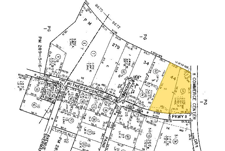 29011 Commerce Center Dr, Valencia, CA à vendre Plan cadastral- Image 1 de 1