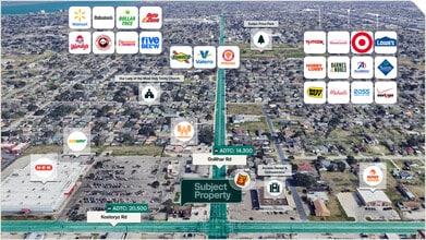 4450 Kostoryz Rd, Corpus Christi, TX - AERIAL map view - Image1