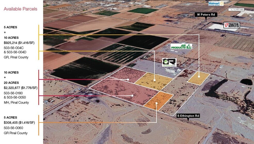15 Acres W Peters Rd, Casa Grande, AZ à vendre - Photo du bâtiment - Image 3 de 5