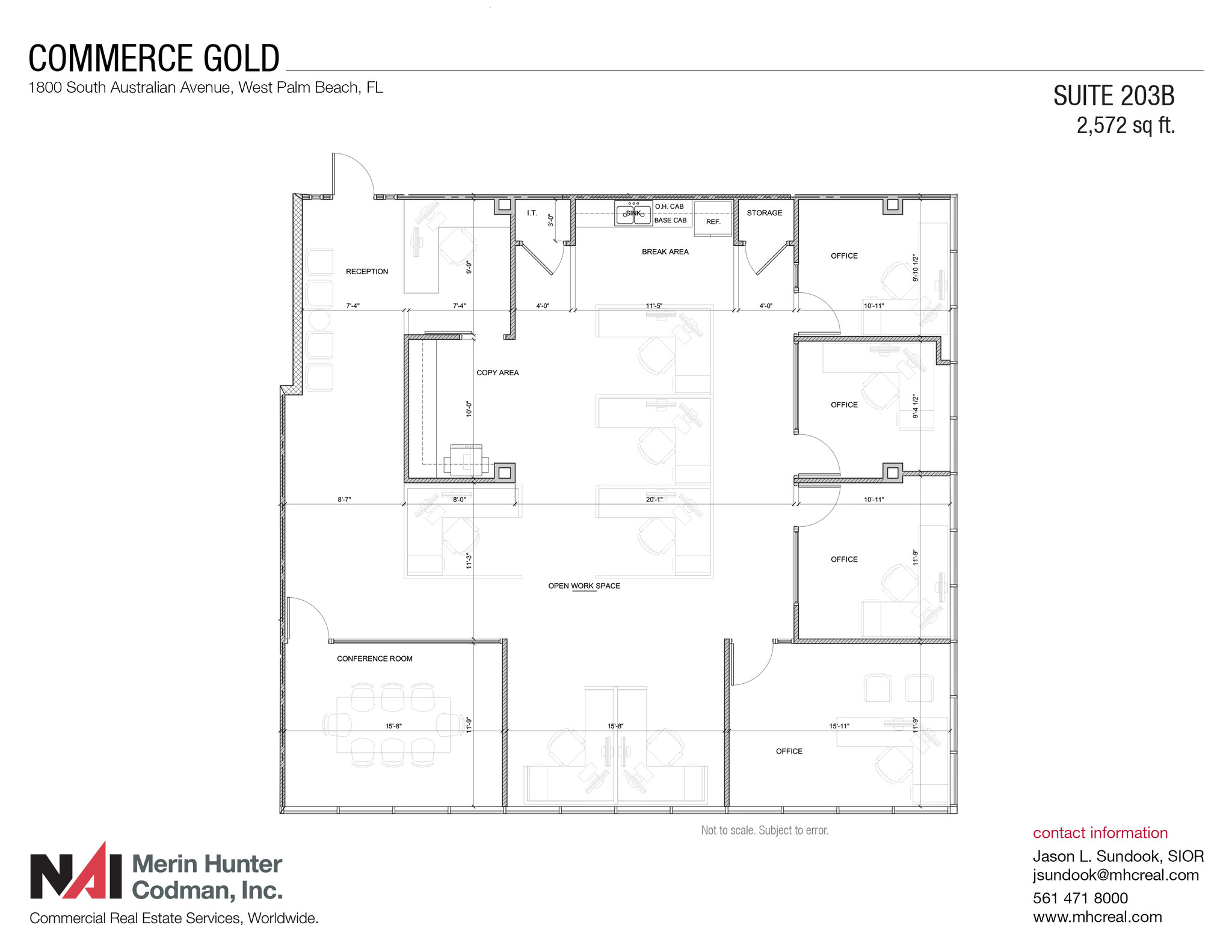 1800 S Australian Ave, West Palm Beach, FL for lease Floor Plan- Image 1 of 3