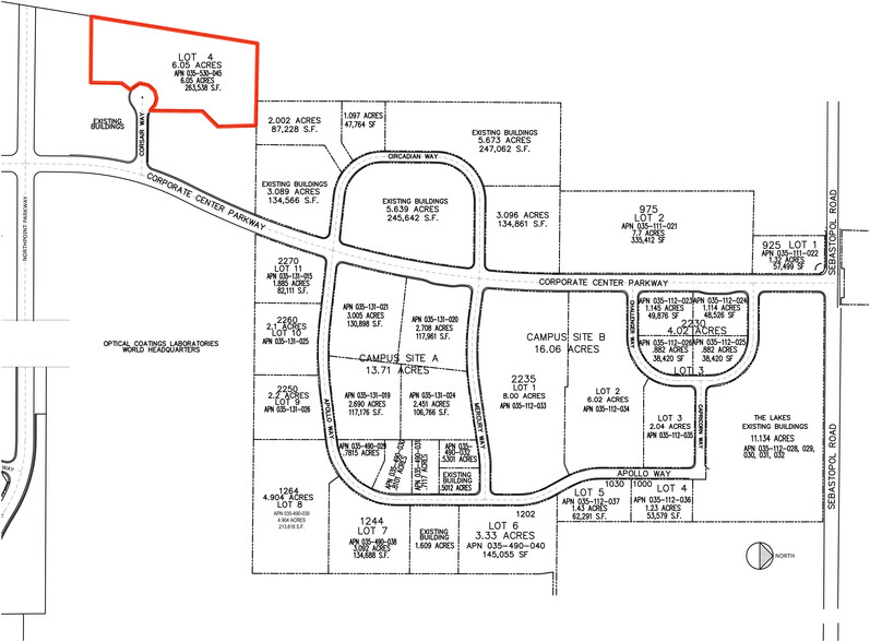 2350 Corsair Way, Santa Rosa, CA à vendre - Plan de site - Image 2 de 5