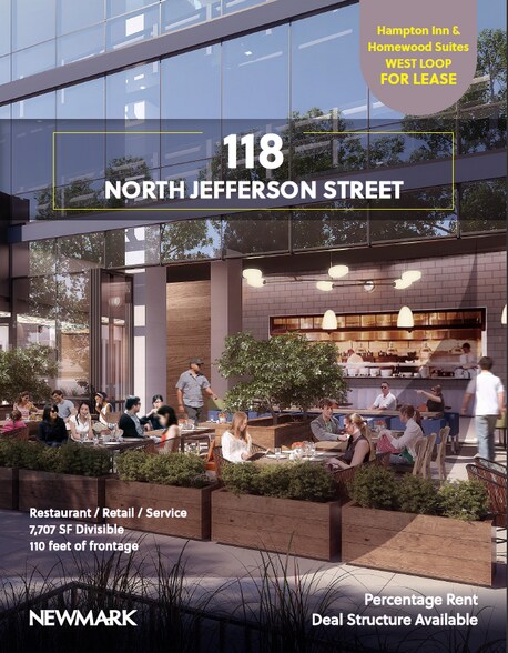 118 N Jefferson St, Chicago, IL à louer - Photo du bâtiment - Image 1 de 2