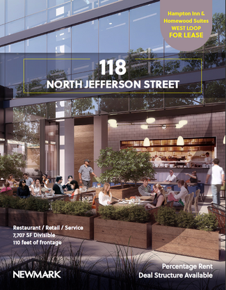 Plus de détails pour 118 N Jefferson St, Chicago, IL - Local commercial à louer