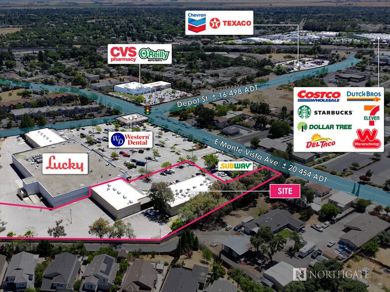 751-775 E Monte Vista Ave, Vacaville, CA à vendre - Photo du bâtiment - Image 3 de 5