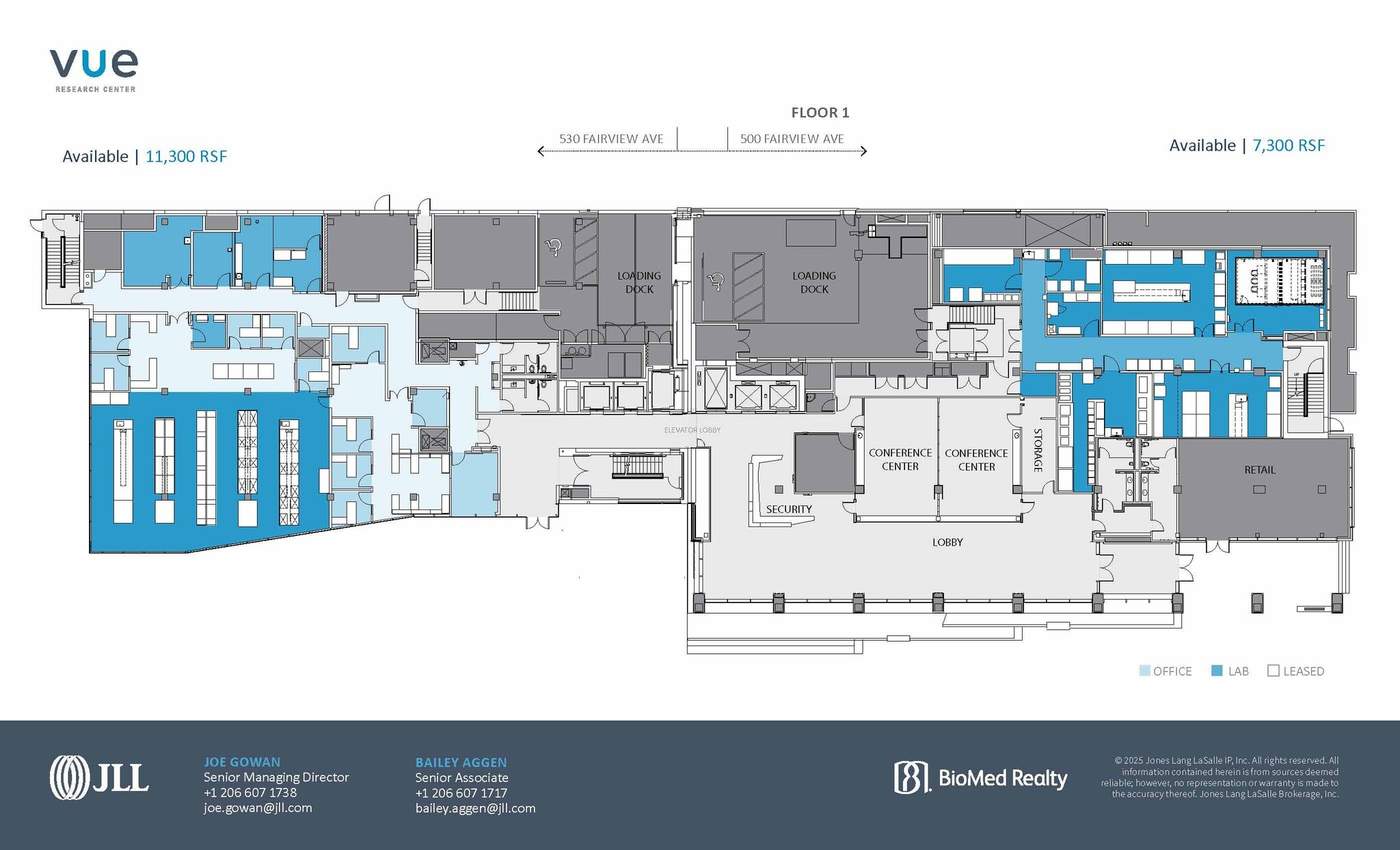 530 Fairview Ave N, Seattle, WA for lease Floor Plan- Image 1 of 1