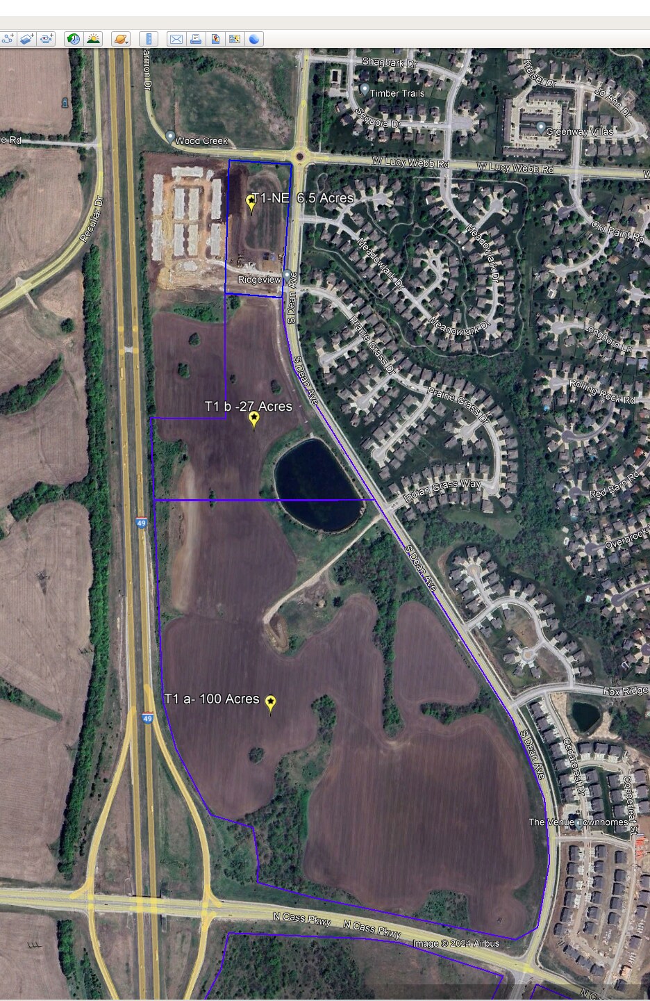 I-49 & North Cass Pkwy SE or NE Corner, Raymore, MO for sale Primary Photo- Image 1 of 4