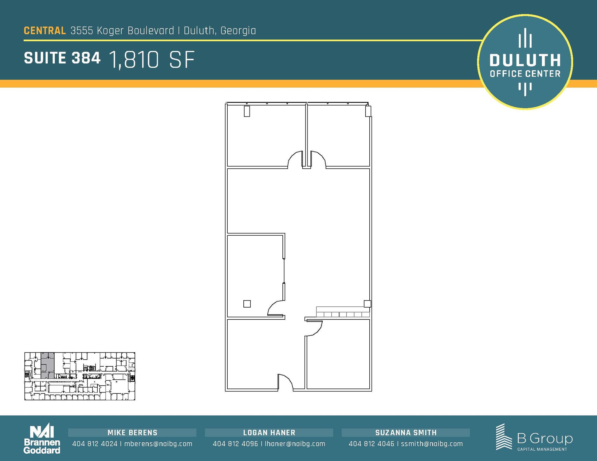 3505 Koger Blvd, Duluth, GA for lease Floor Plan- Image 1 of 1