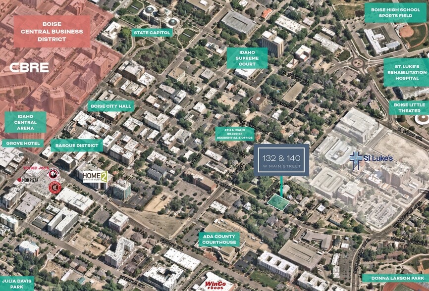 132 & 140 W Main St portfolio of 2 properties for sale on LoopNet.ca - Aerial - Image 3 of 7