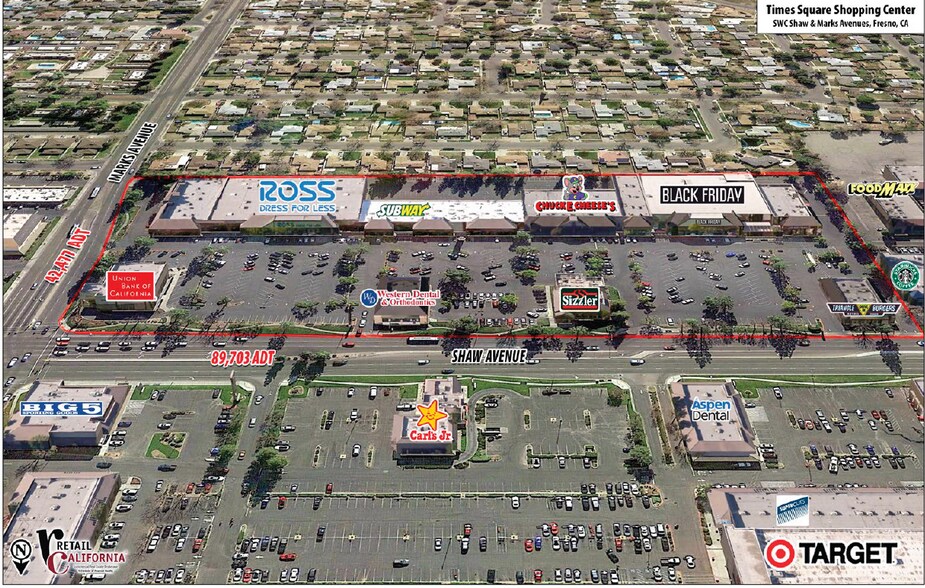 3025-3139 W Shaw Ave, Fresno, CA à louer - Photo du bâtiment - Image 2 de 8