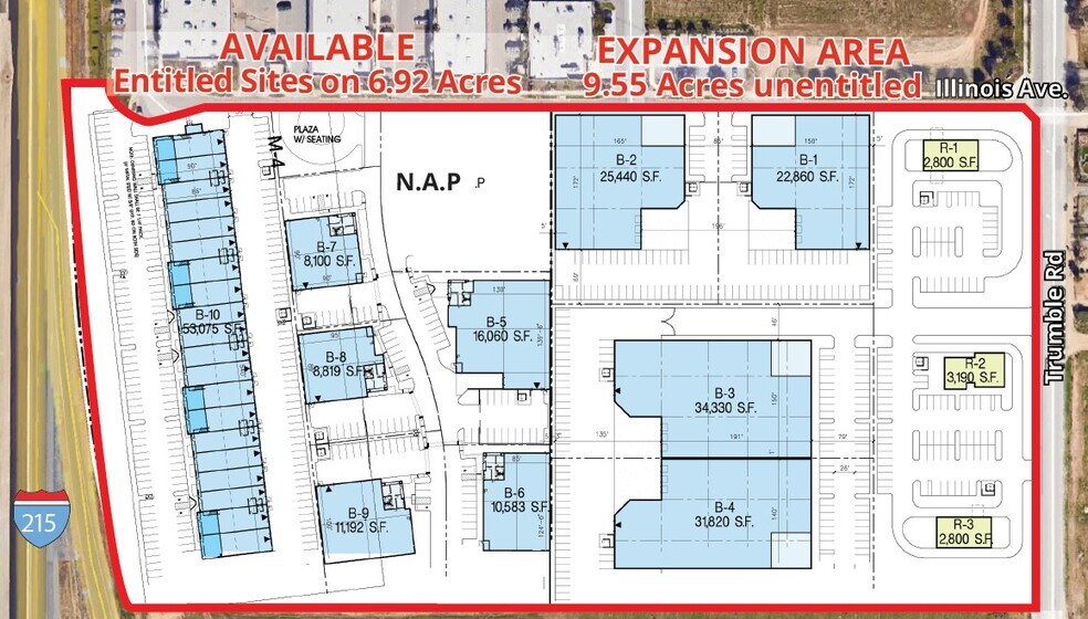Illinois Ave & Trumble Rd portfolio of 2 properties for sale on LoopNet.ca - Site Plan - Image 3 of 6