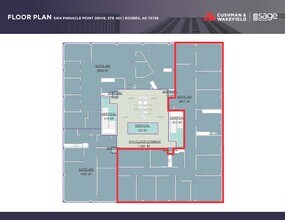 5414 Pinnacle Point Dr, Rogers, AR à louer Plan d’étage- Image 1 de 1