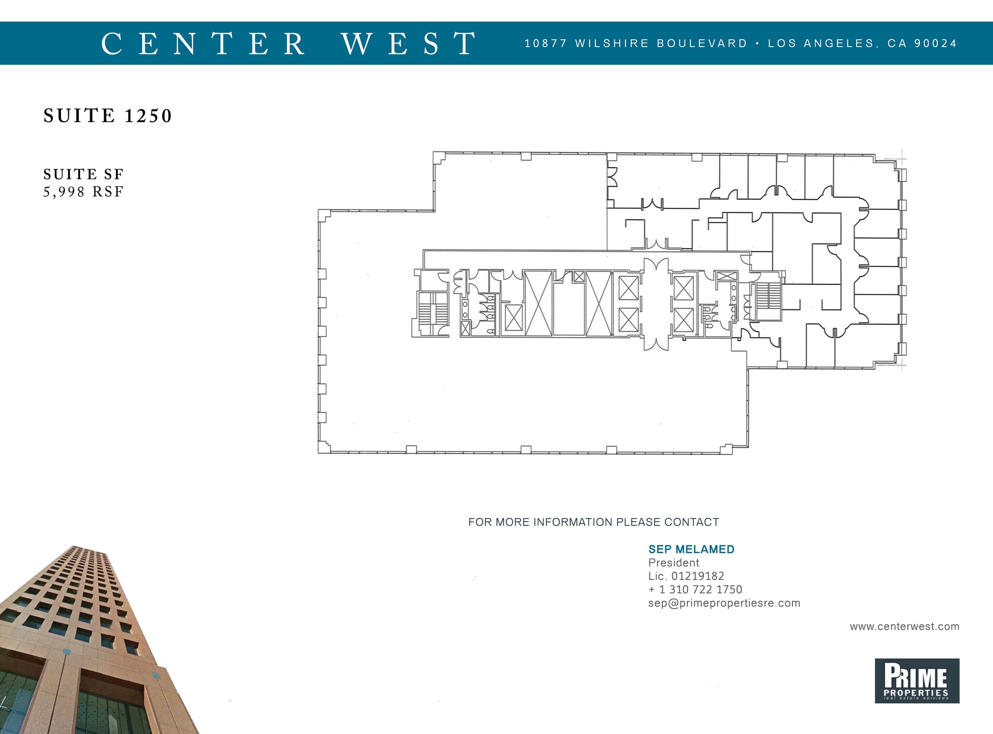 10877 Wilshire Blvd, Los Angeles, CA à louer Plan de site- Image 1 de 1