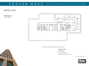 10877 Wilshire Blvd, Los Angeles, CA à louer Plan de site- Image 1 de 1