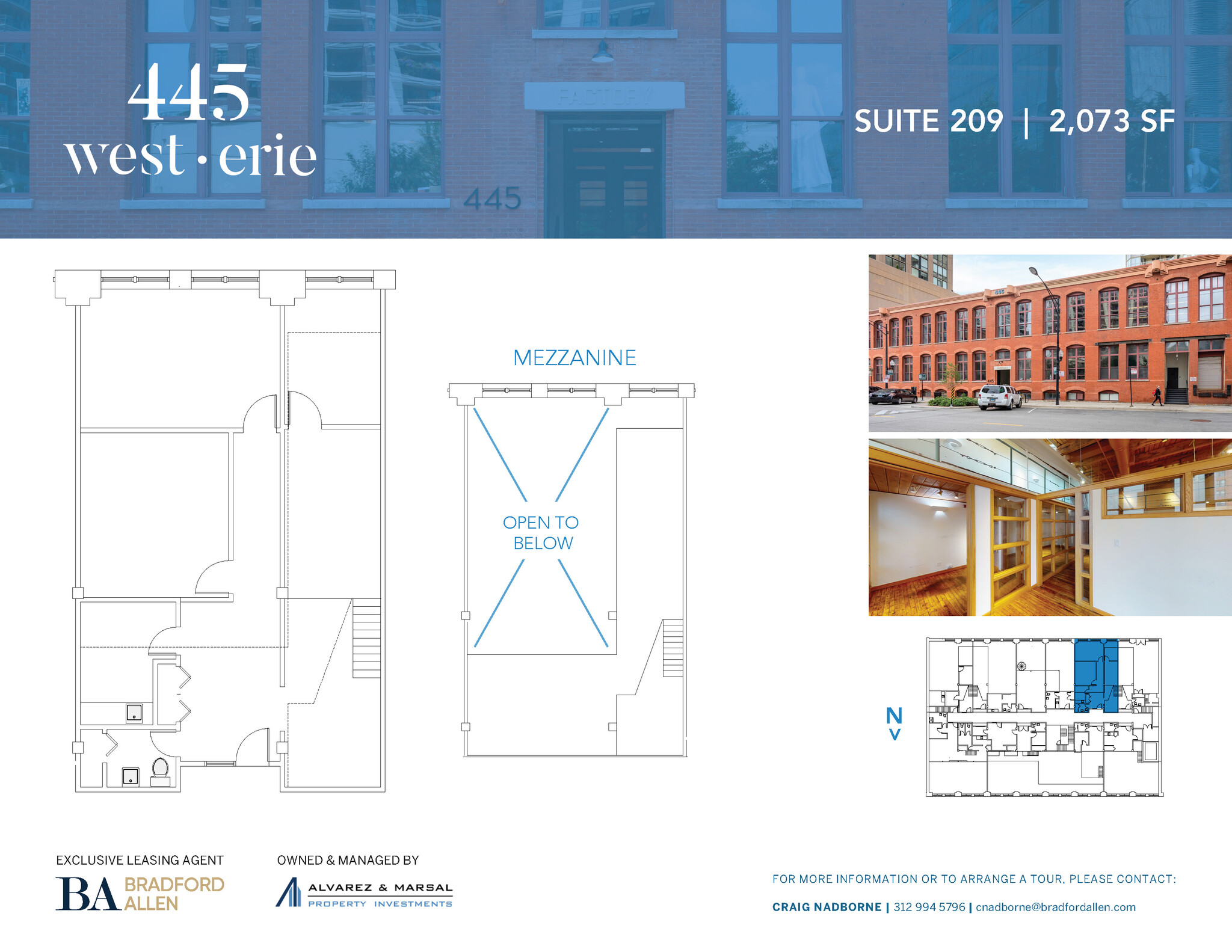 445 W Erie St, Chicago, IL for lease Floor Plan- Image 1 of 9