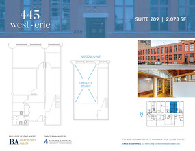 445 W Erie St, Chicago, IL for lease Floor Plan- Image 1 of 9