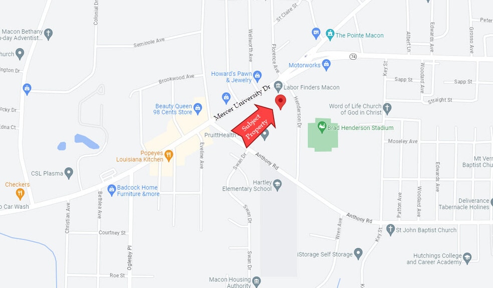3100 Mercer University Dr, Macon-Bibb, GA for lease - Building Photo - Image 2 of 15