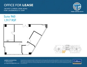 100 W Cypress Creek Rd, Fort Lauderdale, FL for lease Floor Plan- Image 1 of 1