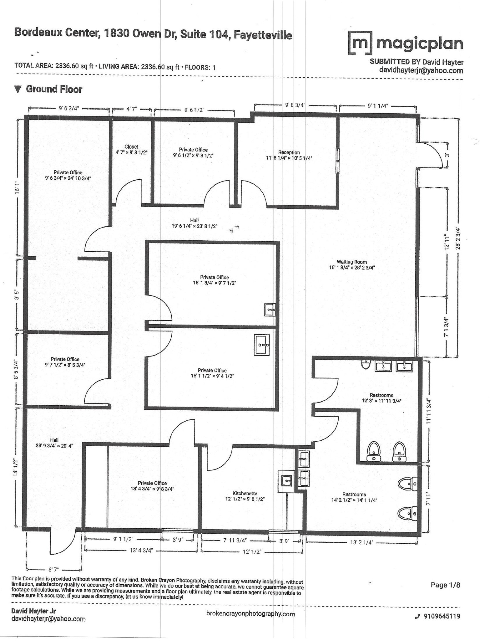 1702 Owen Dr, Fayetteville, NC à louer Plan d’étage- Image 1 de 1