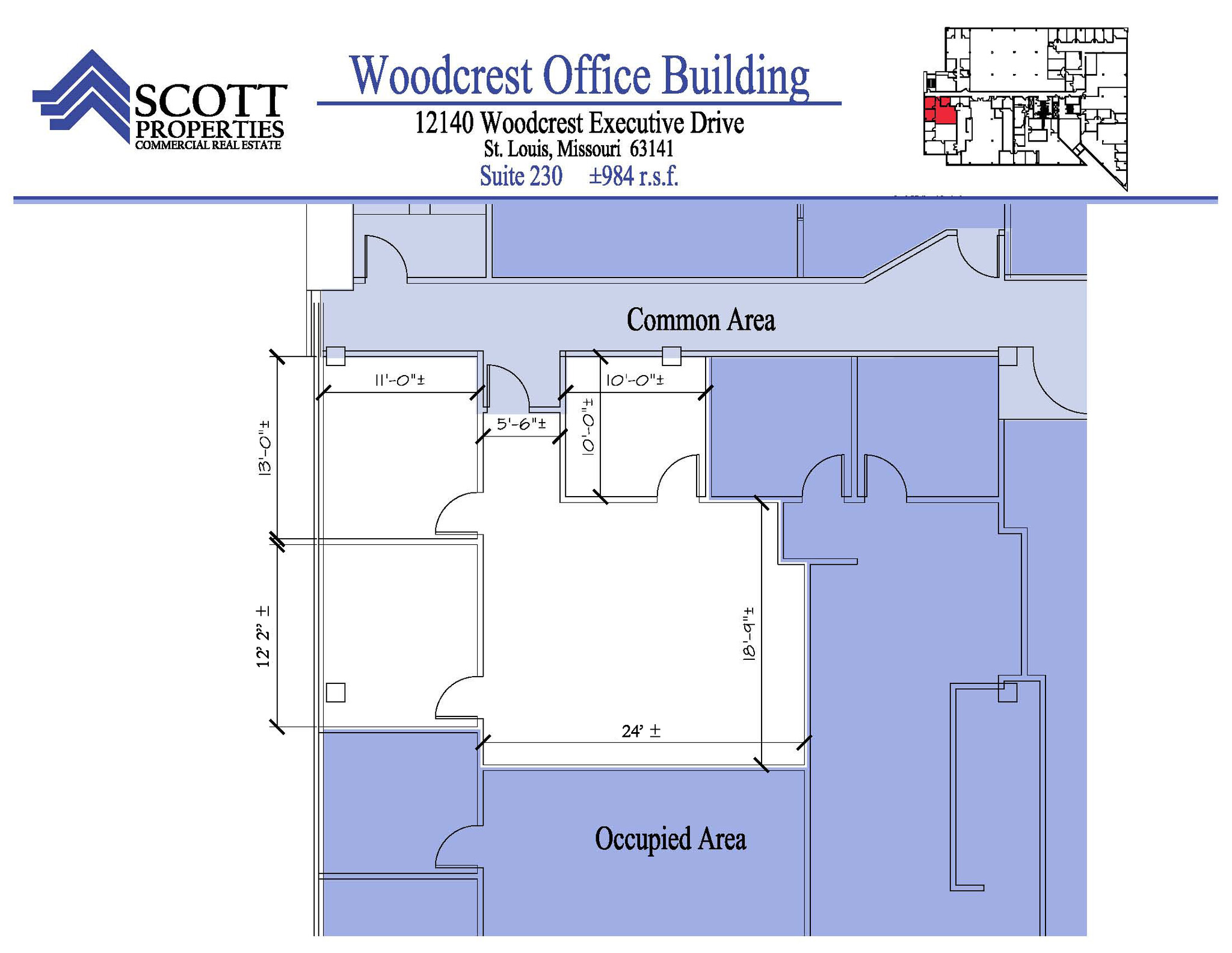 12140 Woodcrest Exec Dr, Creve Coeur, MO for lease Building Photo- Image 1 of 1