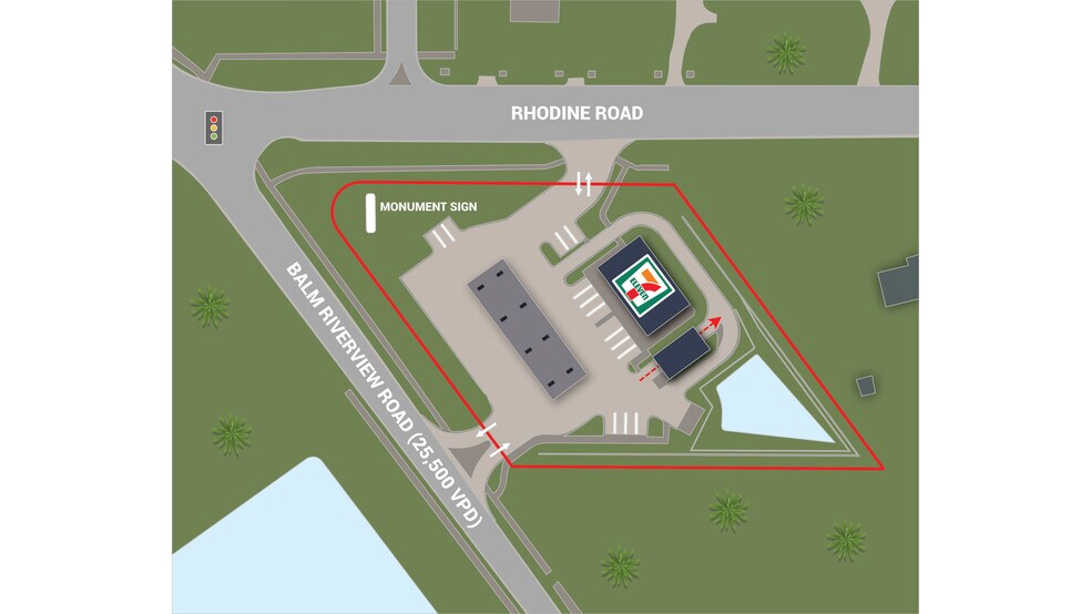 12204 Balm Riverview, Riverview, FL à vendre - Photo du bâtiment - Image 2 de 4