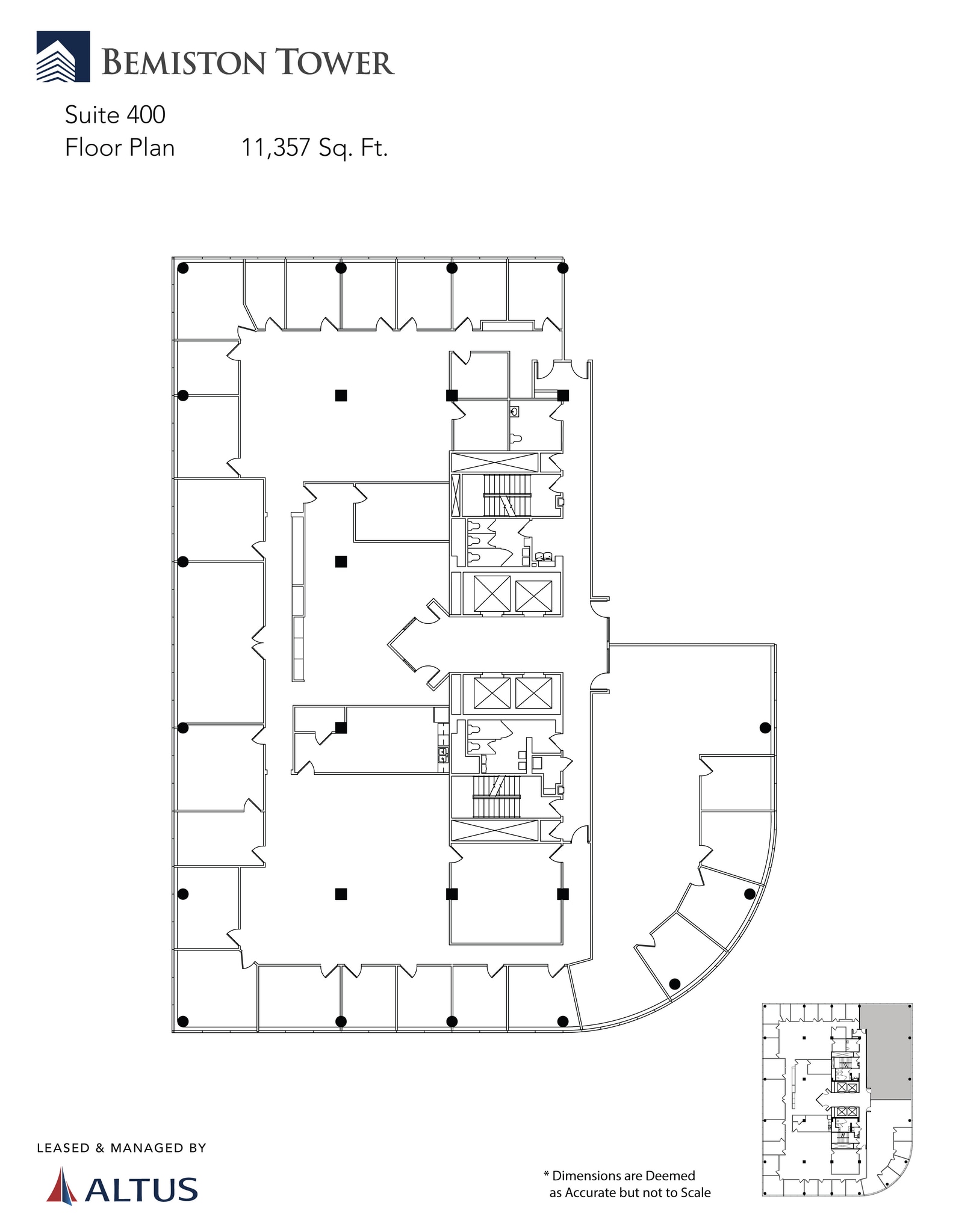 231 S Bemiston Ave, Clayton, MO à louer Plan d’étage- Image 1 de 2