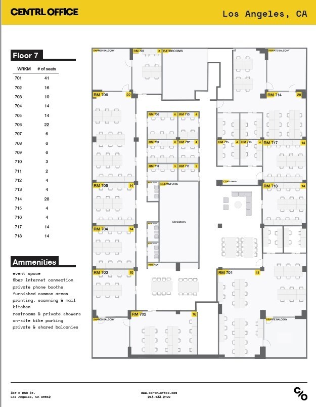 360 E 2nd St, Los Angeles, CA for lease Floor Plan- Image 1 of 11