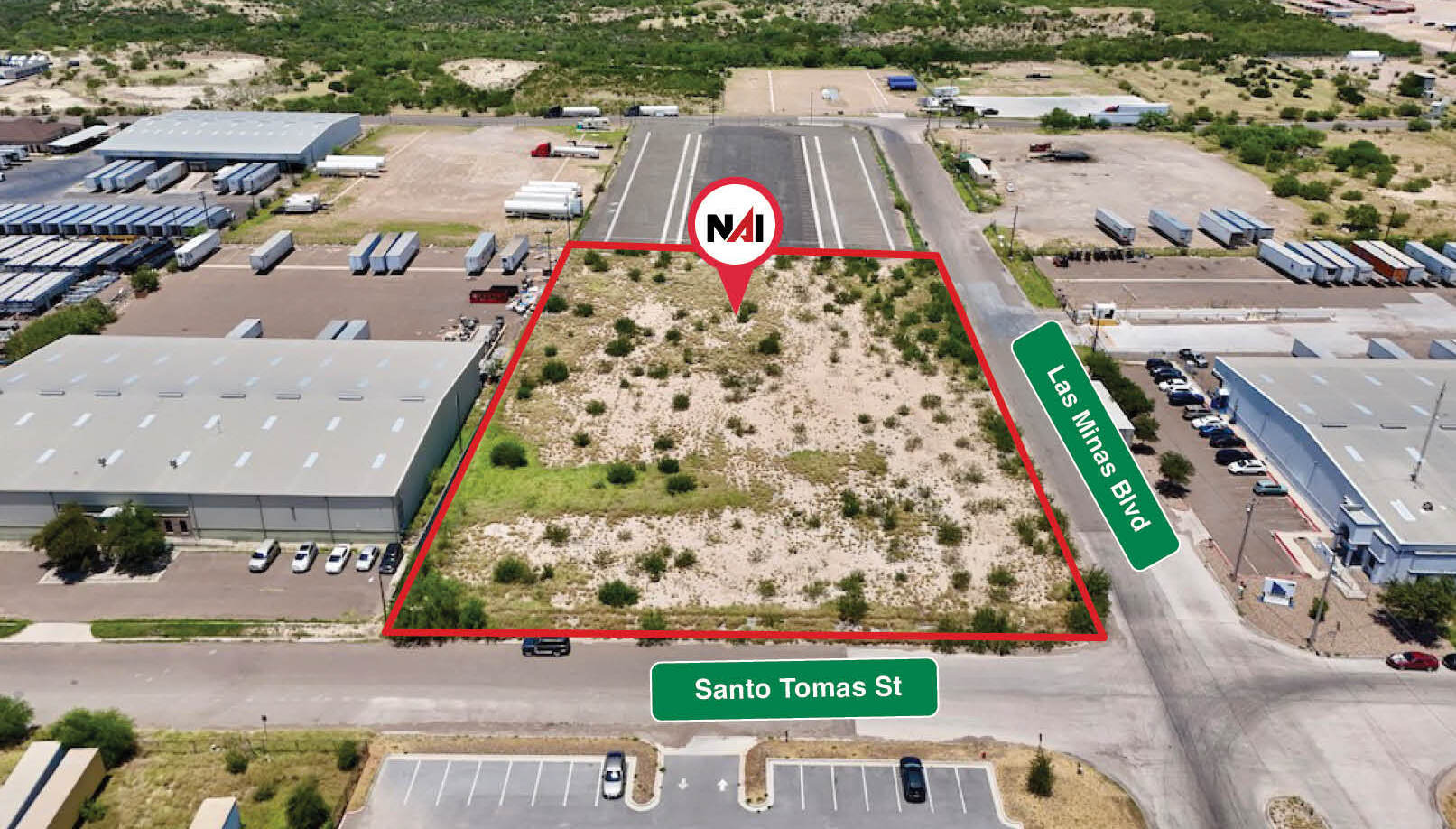 1022 Santo Tomas St, Laredo, TX for lease Aerial- Image 1 of 12