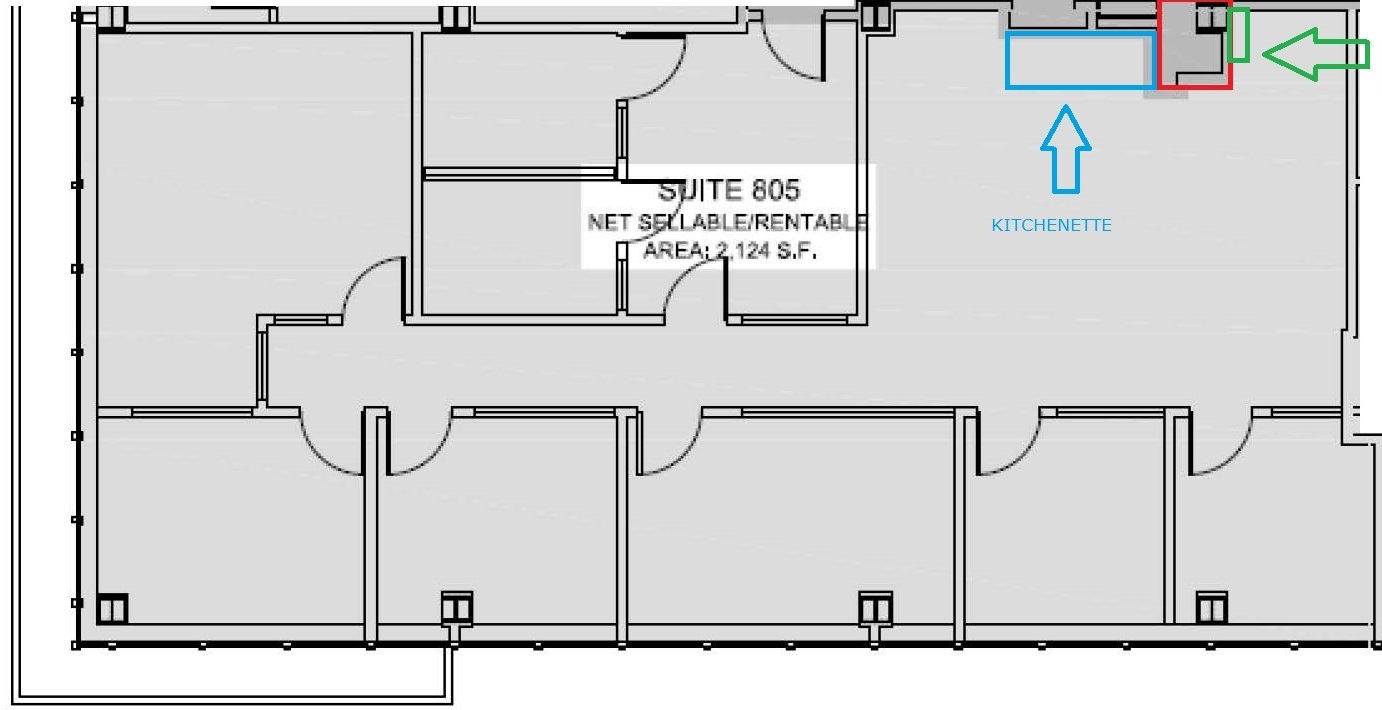 14 NE 1st Ave, Miami, FL 33132 - Unit 805 -  - Floor Plan - Image 1 of 1