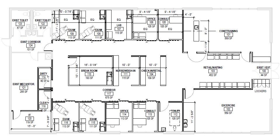 231 W Day Rd, Mishawaka, IN for lease - Floor Plan - Image 2 of 2