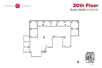 10 W Market St, Indianapolis, IN for lease Floor Plan- Image 1 of 1