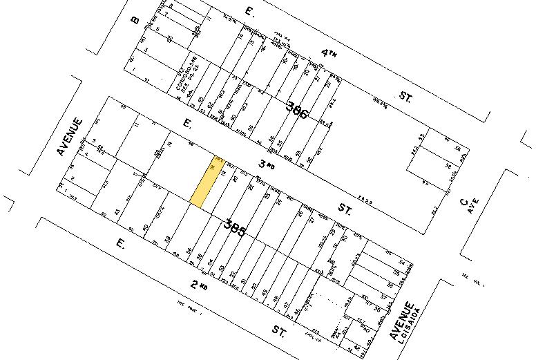 226 E Third St, New York, NY à vendre - Plan cadastral - Image 1 de 1