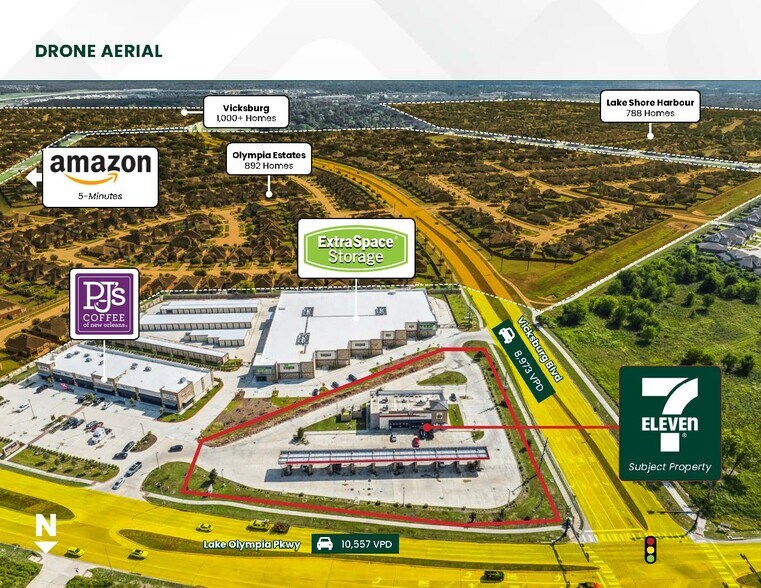 1111 Lake Olympia Pky, Missouri City, TX à vendre - Photo du bâtiment - Image 3 de 4