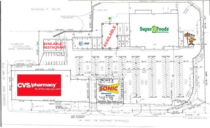 3115 Highway 28 E, Pineville, LA à louer - Plan de site - Image 3 de 3