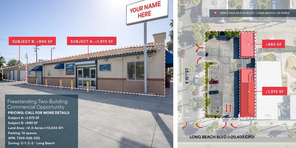 1498 Long Beach Blvd, Long Beach, CA à vendre - Photo du bâtiment - Image 3 de 4