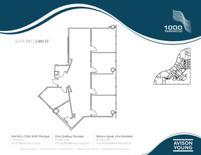 1000 Parkwood Cir SE, Atlanta, GA à louer Plan d  tage- Image 1 de 1