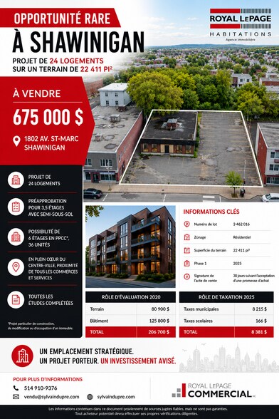 1802 Av Saint-Marc, Shawinigan, QC à vendre - Photo du bâtiment - Image 1 de 1