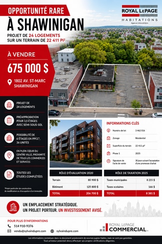 More details for 1802 Av Saint-Marc, Shawinigan, QC - Land for Sale