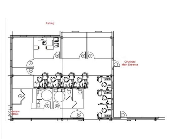 1221 N Church St, Moorestown, NJ 08057 - Unité 101 -  - Plan d’étage - Image 1 of 1
