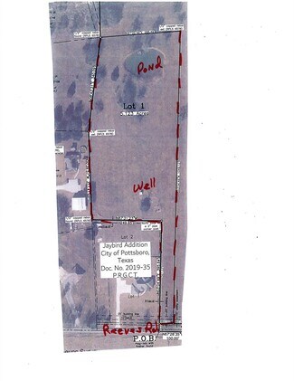 Plus de détails pour 0000 Reeves Road Rd, Pottsboro, TX - Terrain à vendre